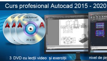 Curs Autocad, Autocad LT, 3D Studio Max, Inventor, desen tehnic